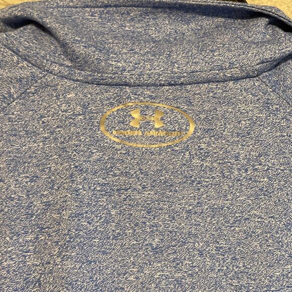 Under Armour Womens Activewear Sweater Small 1/4 Zip Collared Blue Lightweight - Picture 16 of 16